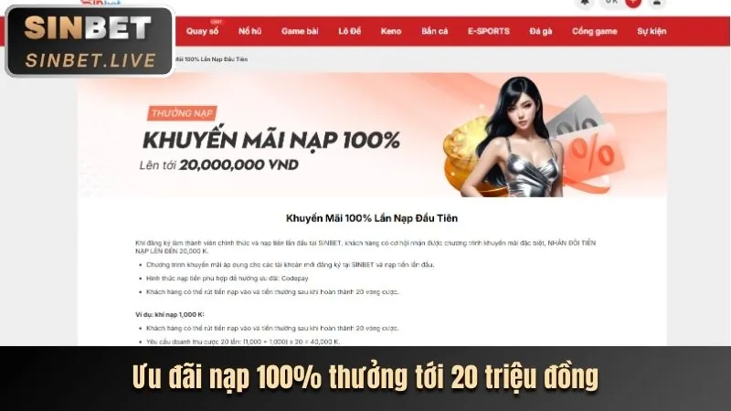 Thưởng Nạp Tiền